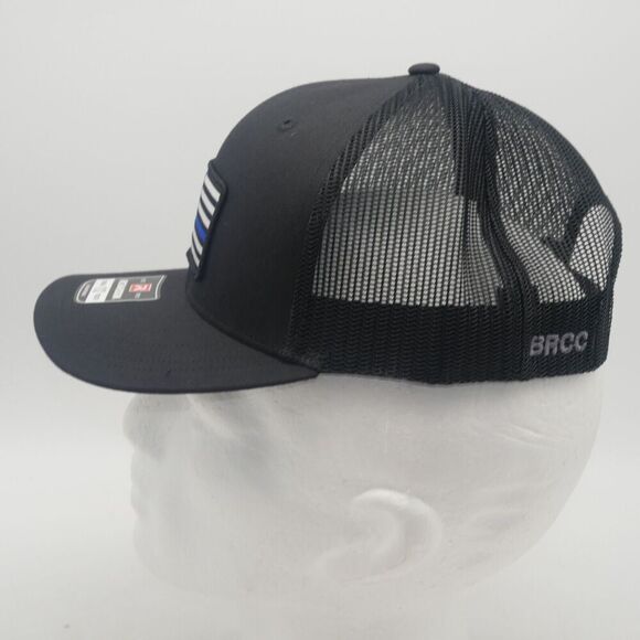 NEW Black Rifle Coffee Thin Blue Line Trucker Hat Adjustable Snapback BRCC - Picture 12 of 16